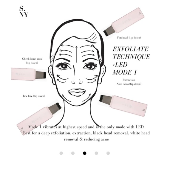 Solaris ULTRASONIC EXFOLIATOR FACIAL TOOL WITH LED - Picture 4 of 5